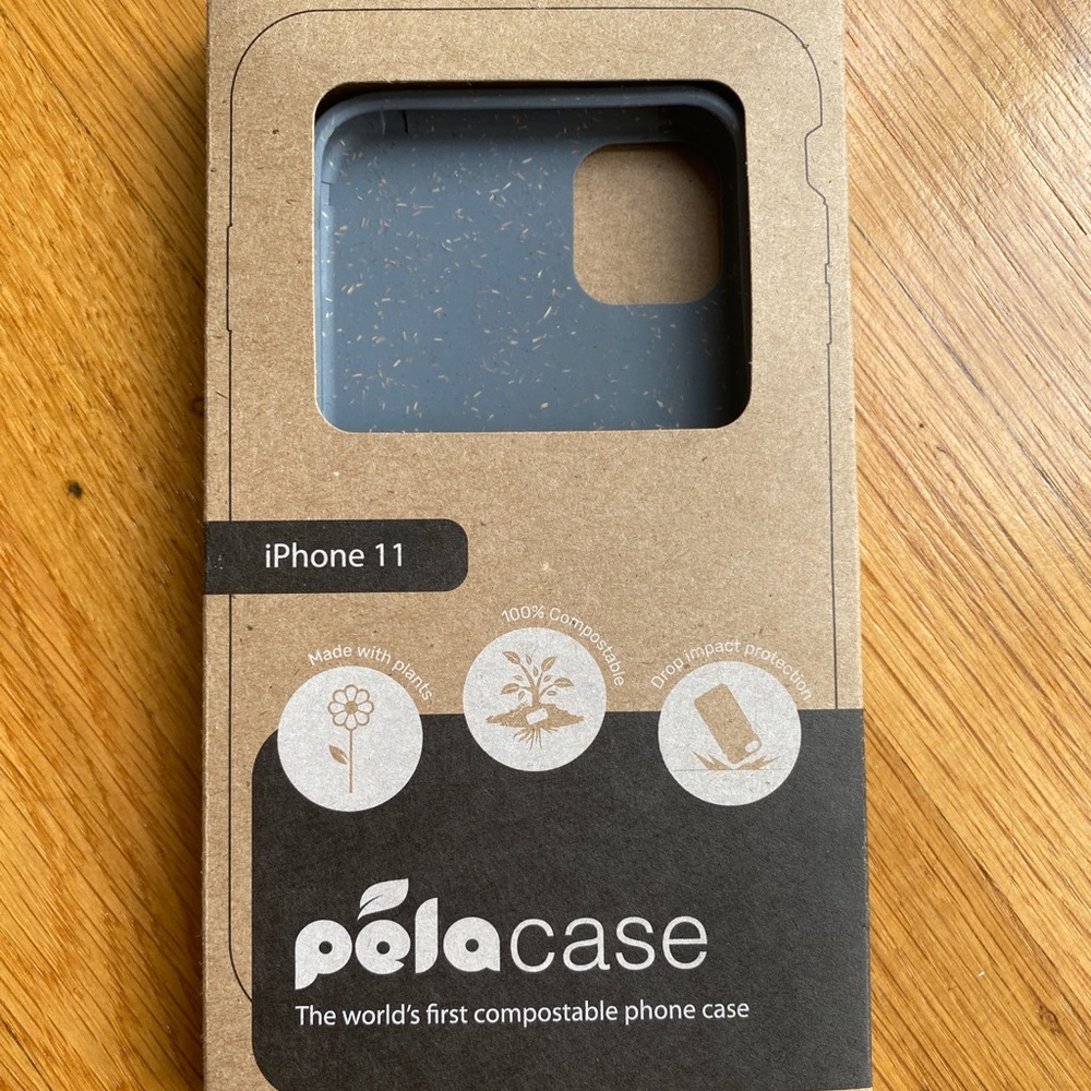 Pela Compostable Phone Case - Grey - iphone 11 - Unused